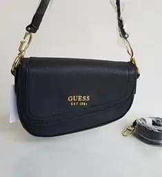 Жіноча сумка G-Dream сідло (в стилі Гесс Guess) Чорна - мініатюра 9
