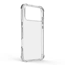 Прозрачный чехол для Apple iPhone 17 Pro Max с защитой камеры и усиленными бортами, тонкий, силиконовый, бесцветный, ударопрочный, противоударный бампер с закрытой камерой, ArmorStandart (ARM86738) - мініатюра 2