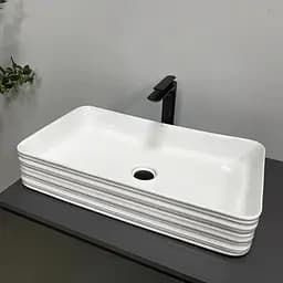 Умивальник VBI Volturino білий накладний VBI-012619, Білий