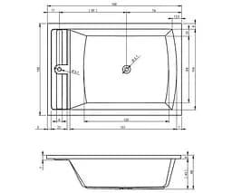 Ванна акрилова Rho Savona190x130 BB7900500000000 Білий - мініатюра 3