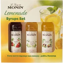 Набір сиропів Monin Лимонадний мікс, 150 мл (3шт. по 50 мл) (4820213460011)