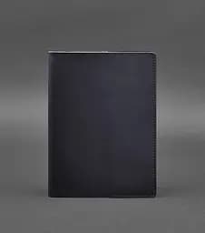 Шкіряна обкладинка для блокнота 6.0 (софт-бук) синя