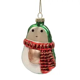 Елочное украшение "Авокадо в шарфике" 7*4,5*9,5 см, YQ1453581