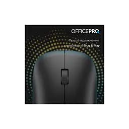 Мишка OfficePro M225B Silent Click Wireless Black (M225B) - мініатюра 8