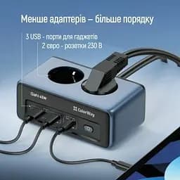 Мережевий фільтр живлення ColorWay (CW-CHE25PDB) - мініатюра 7