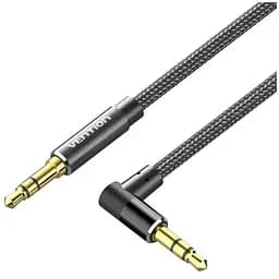 Кабель мультимедийный 3.5mm M to 3.5mm M 1.0m 90° corner black Vention (BAZBF)