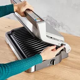 Гриль Tefal притискний OptiGrill 2in1 XL 2200Вт з'ємні пластини сенсор товщини продуктів метал (GC782D30) - мініатюра 6