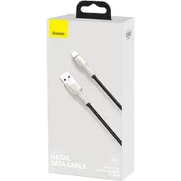 Кабель Baseus Cafule Series Metal Data Cable USB to Type-C 66W 1 м Чорний - мініатюра 2