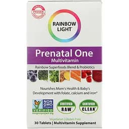 Мультивітаміни для вагітних Rainbow Light Prenatal One 30 таблеток