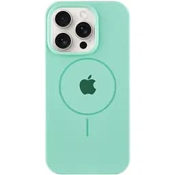 Чохол Epik Silicone Case Full Protective AA with MagSafe для Apple iPhone 16 Pro Max 6.9 Зелений/Spearmint