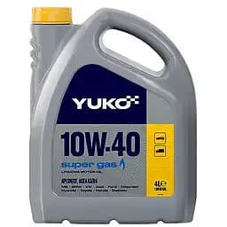 Олива моторна Yuko Super Gas 10W-40 API SM/CF 4 л (24658)