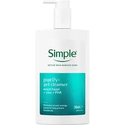 Гель для умывания Simple Purify+ Gel Facial Cleanser Активный уход Очищающий 240 мл
