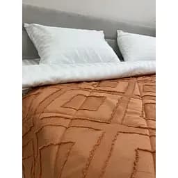 Дорожка на кровать Ecotton полистан Jacuard Orange 70х230 см (25218)