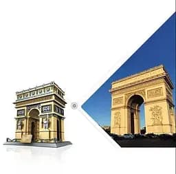 Конструктор Архітектура  Wange   3D  Тріумфальна арка Париж  Arc de Triomphe Paris 5223 для дітей та дорослих 1391 деталь - мініатюра 8