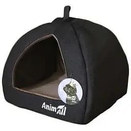 Будиночок AnimAll Piter M для собак сірий 41×41×32 см