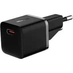Блочок швидкого заряджання адаптер живлення Baseus GaN5 Fast Charger (mini) OS 1 USB-C 20 W чорний