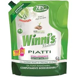 Екологічний концентрований засіб для миття посуду Winni`s Eco з ароматом лайма 1 л