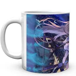 Кружка GeekLand Ангел кровопролития Satsuriku no Tenshi Рейчел и Зак на крыше над ночным городом SNT 02.009 330 мл белая