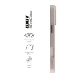 Чехол для Apple iPhone 17 Pro Max, Unit MagSafe, серый, прозрачный, MagSafe, противоударный, магнитный, панель-накладка с поддержкой MagSafe, с поддержкой беспроводной зарядки, TPU+PC, защита всего корпуса, ударопрочный, ArmorStandart (ARM87915) - мініатюра 3