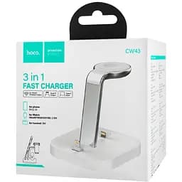 БЗП Hoco CW43 Graceful 3-in-1 White - мініатюра 3