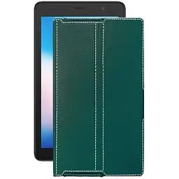 Чохол StatusCASE з екошкіри для планшету Alcatel 1T 7 4G Тм. Бірюзовий