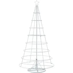 Ялинка металева J-line каркасна 188 см біла (96752)