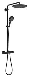 Душова система з термостатом для настінного монтажу Grohe Rainshower Smartactive 310 22119KF0, Чорний матовий - мініатюра 2