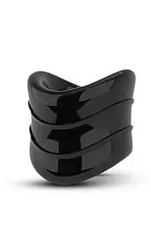 Эрекционное кольцо Stay Hard Beef Ball Stretcher Snug Xlong Черное, 3.8 х 2.5 см