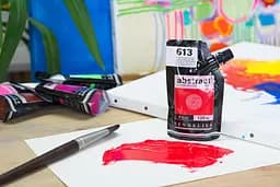 Акрилова фарба Sennelier Abstract, 120 мл, Кадмій червоний світлий відтінок (Cadmium Red Light Hue) - мініатюра 3