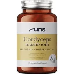 Екстракт гриба кордицепс UNS Cordyceps Mushroom 60 вегетаріанських капсул (2022-10-2713)