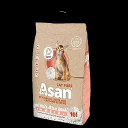 Екологічний наповнювач для котячих туалетів  Asan целюлоза 10 л