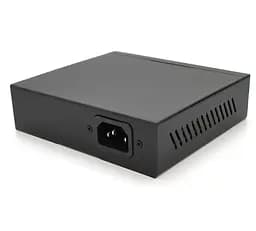 POE коммутатор Merlion BTD6004 4xPOE 10/100 + 2 RJ45 10/100 встроенный блок питания 52V 1.05A - мініатюра 3