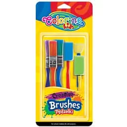 Набір пензлів Colorino Creative зі спонжами (39031PTR)