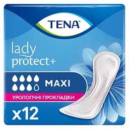 Урологічні прокладки Tena Lady Protect Maxi 7 крапель 12 шт.