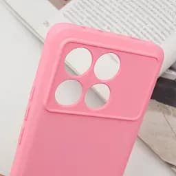 Чохол TPU GETMAN Liquid Silk Full Camera для Xiaomi Poco X6 Pro Рожевий / Pink - мініатюра 5