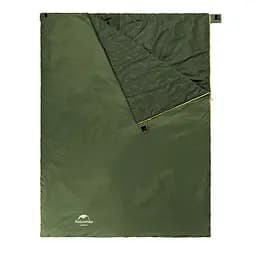 Спальник Naturehike LW180 Mini NH21MSD04, лівий, темно-зелений - мініатюра 3