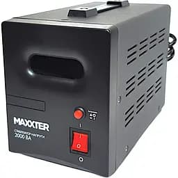 Стабілізатор напруги релейний Maxxter MX-AVR-S2000-01 2000 VA 1200 Вт 140-270 В 2 розетки настільний