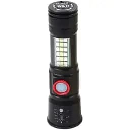 Ручний ліхтар RB-269 акумуляторний бічним світлом та зумом LED Р50+5SMD USB Zoom - мініатюра 4