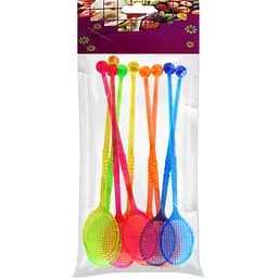 Палички для коктейлів Offtop Тенісна ракетка 16 см 10 шт. (833662)