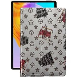 Чохол StatusCASE з екошкіри для планшету Teclast M40 SE Луі-Вітон-білий