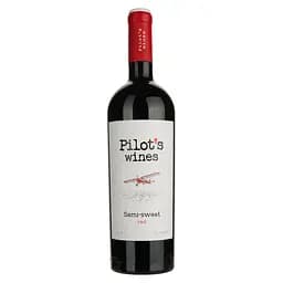 Вино Pilot’s Wines Semi-Sweet красное полусладкое 0.75 л