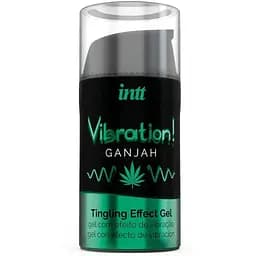 Рідкий вібратор Intt Vibration Ganjah 15 мл ефект вібрації до 30 хвилин