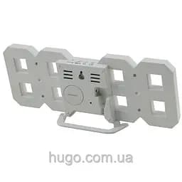 Настільний цифровий LED-годинник / White - мініатюра 4