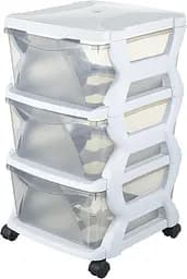 Модульний комод Insieme 3C, 36x40x62h 3 висувні ящики, білий