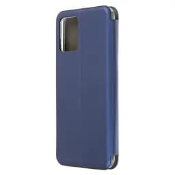 Чехол-книжка для Motorola E13, G-Case, синий, кожаный чехол-книга из экокожи (PU) и TPU, с магнитом, с подставкой и вместительным кардхолдером, противоударный, защита всего корпуса, ArmorStandart (ARM66149) - мініатюра 2