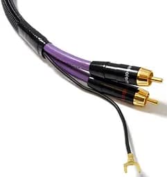 Аналоговий фоно-кабель для програвачів вінілу 2xRCA-2xRCA Melodika MDPH-15 PHONO Cable 1.5m - мініатюра 4