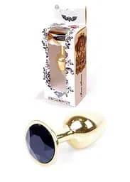 Анальная пробка Jawellery Gold PLUG Black Boss Series 64-00020 98287