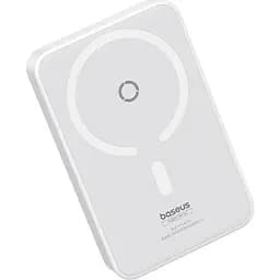 Портативна батарея Baseus MagPro Magnetic Bracket 5000mAh АКБ магнітний білий P10064101223-00 - мініатюра 3