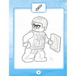 Книга LEGO Jurassic World Розважайся та малюй Книжка зі стікерами - мініатюра 2