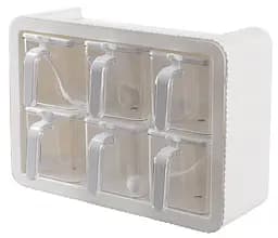 Набір спецівниць Violet House 0438 Spice White, 6 шт (7024354) - мініатюра 4